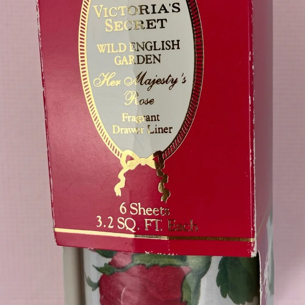 VTG Victoria's Secret 6 Fragrant Drawer Liner Sheets Her Majesty's Rose Romantic